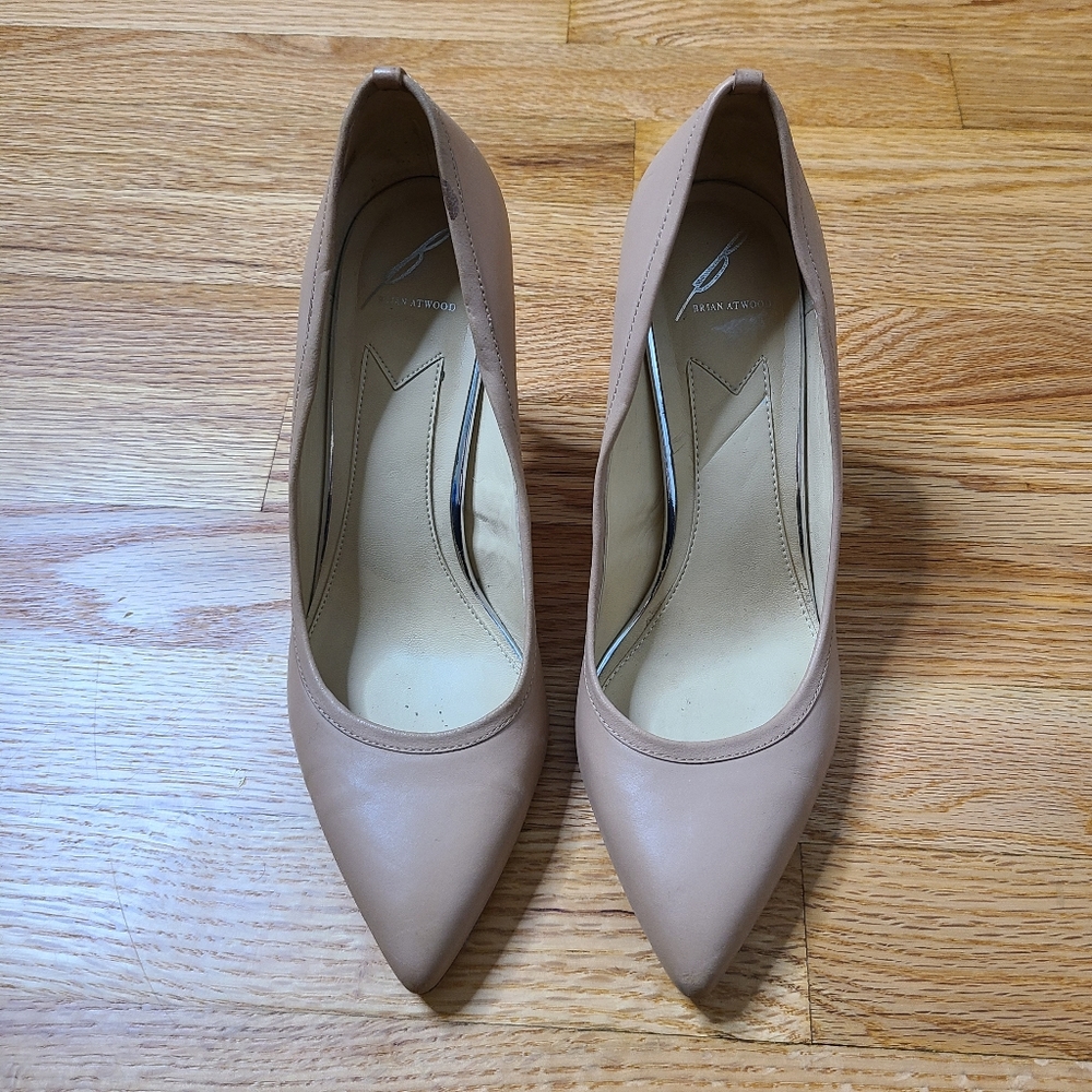 Brian Atwood 8M Nude Malika Heels - Picture 3 of 11